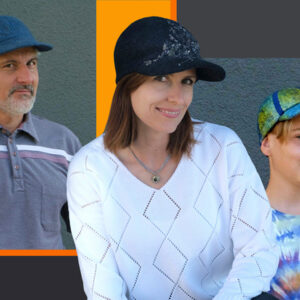 Бейсболка с вшивным козырьком