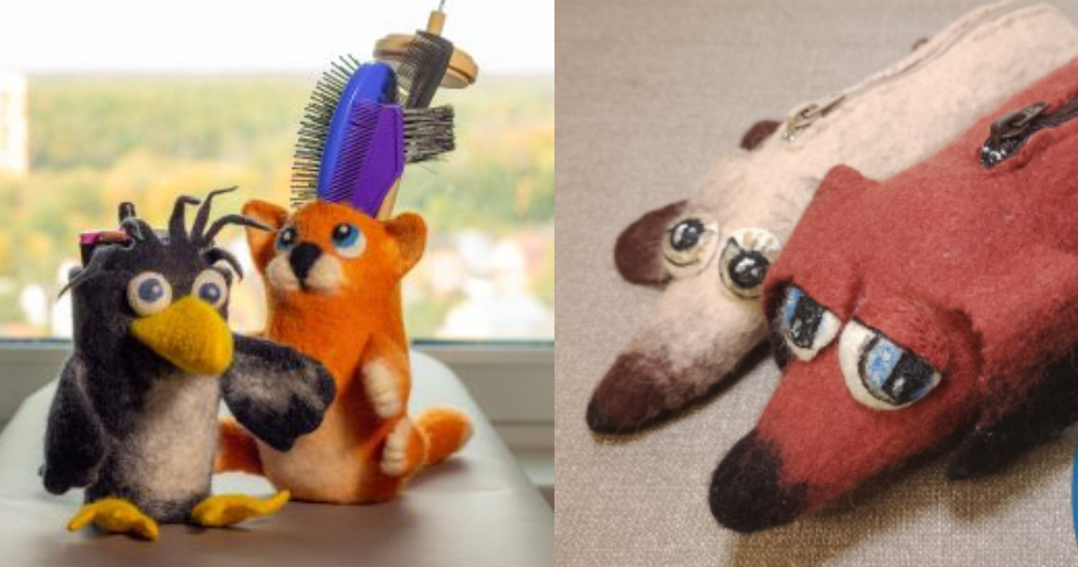 Школьная пора: уроки по валянию аксессуаров для детей и школьников