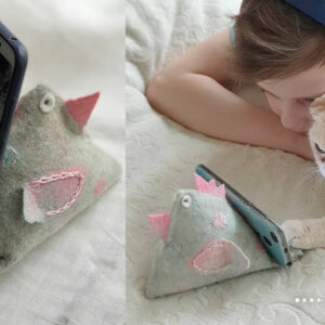 Татьяна Сухопарова. Игрушка-подставка "Умная курица"