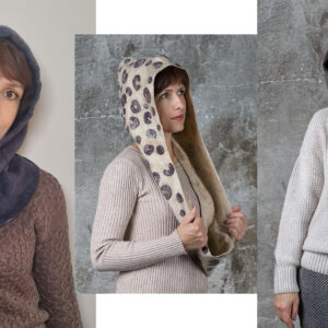 Удобные капюшоны и капоры. Валяем легко