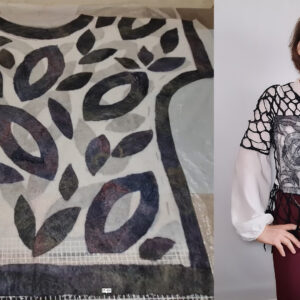 Эффектные туники c префельтом и сеткой